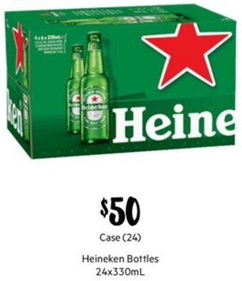 First Choice Liquor Heineken Bottles 24x330ml offer