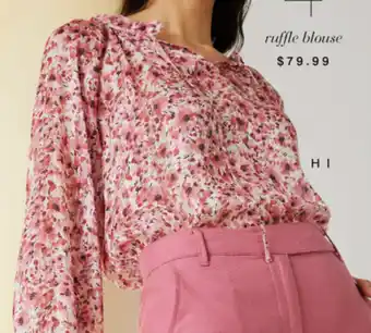 Emerge ruffle blouse