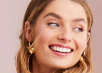 EziBuy Contemporary heart earrings offer