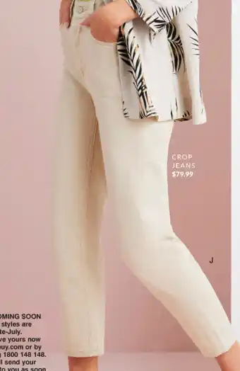 Captur straight leg crop jeans