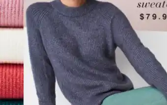 Emerge ribbed crew neck sweater