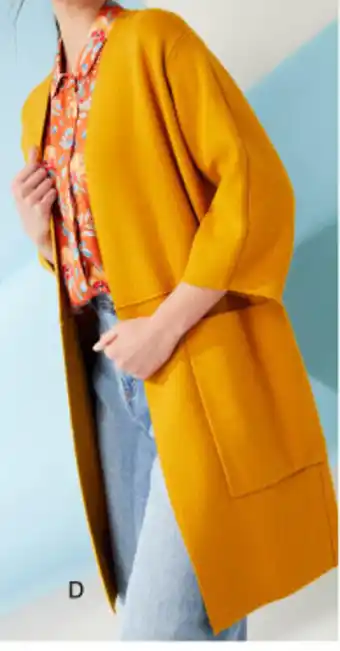 Emerge patch pocket cardi coat