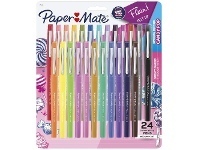Officeworks Papermate Flair Fineliners 24 Pack Candy Pop offer