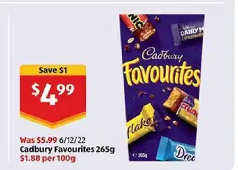 ALDI Cadbury favourites offer