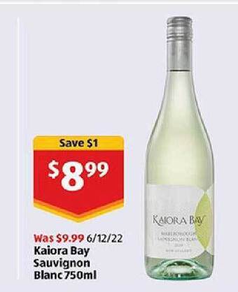ALDI Kaiora bay sauvignon blanc offer