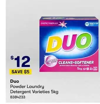BIG W Duo powder laundry detergent offer