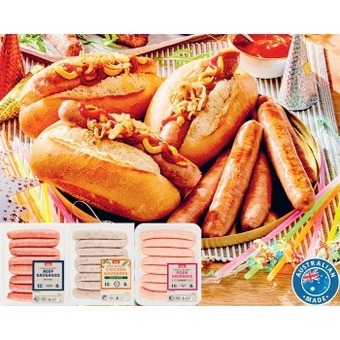 Coles Coles sausages 550g offer