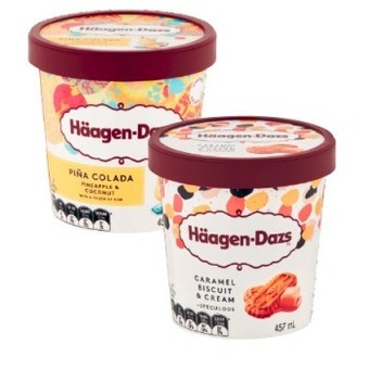 Coles Häagen-dazs tub 420ml-457ml offer