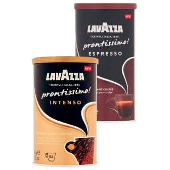 Coles Lavazza prontissimo instant coffee 95g offer