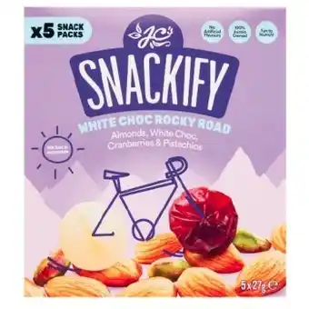 Coles Snackify white choc rocky road mix 5 pack offer