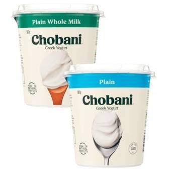 Coles Chobani greek yogurt 907g offer