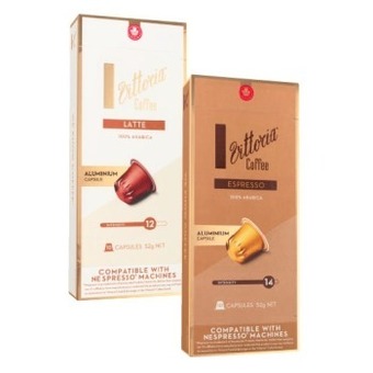 Coles Vittoria nespresso compatible capsules 10 pack offer