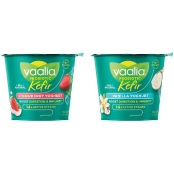 Coles Vaalia probiotic kefir yoghurt 150g offer