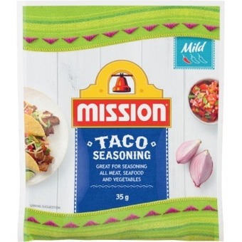 Coles Mission taco seasoning mix 35g offer