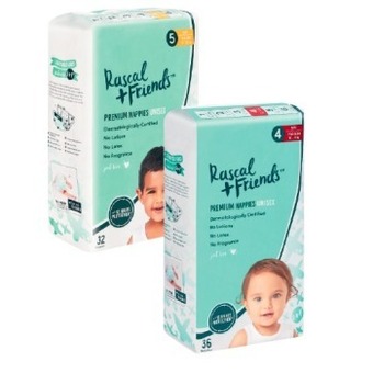 Coles Rascal + friends nappies 30 pack-54 pack offer