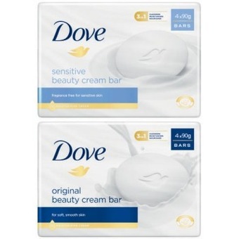 Coles Dove beauty bar soap 4 pack offer