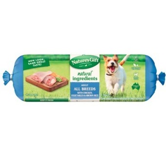 Coles Nature's gift deli roll dog food 1.4kg offer