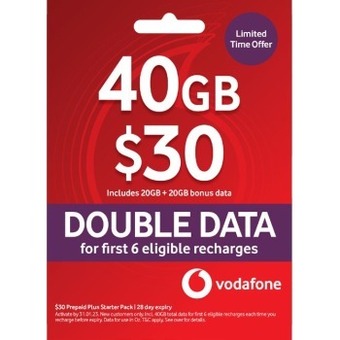 Coles Vodafone $30 prepaid plus starter pack offer