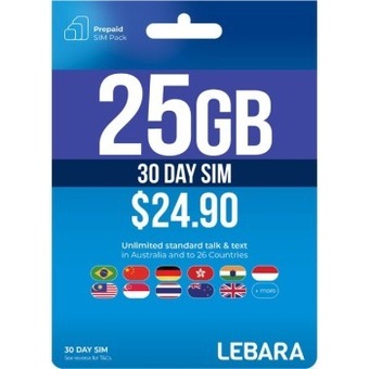 Coles Lebara $24.90 starter pack offer