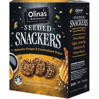 Woolworths Olina’s seeded snackers 140g offer