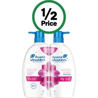 Woolworths Head & shoulders shampoo or conditioner 660ml offer