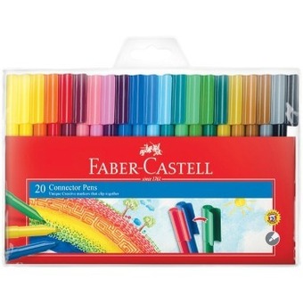 Faber-castell connector markers pk 20