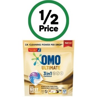 Woolworths Omo ultimate capsules pk 28 offer