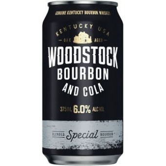 Woolworths Woodstock bourbon & cola 6% cans 10x375ml offer