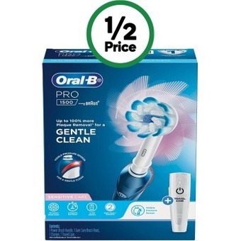 Woolworths Oral-b pro 1500 electric toothbrush offer