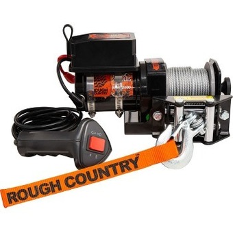 Autobarn Rough country 2000lbs electric utility winch with wire rope offer