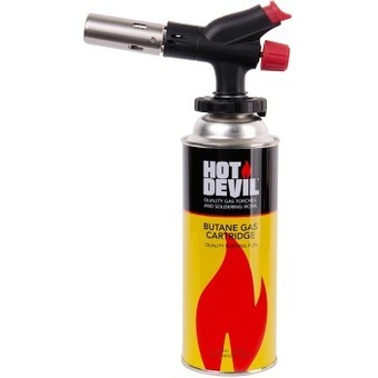 Hot devil blow torch professional with gas can