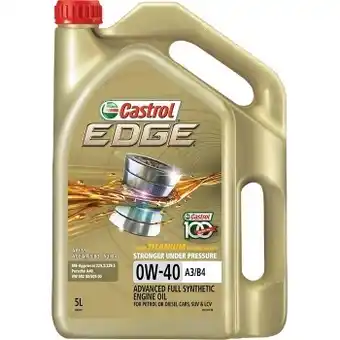 Autobarn Castrol edge 0w40 a3/b4 5l offer