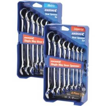 Kincrome ratchet spanner set combo^