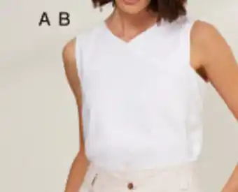Grace hill linen blend tank