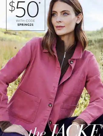 EziBuy Capture cotton casual jacket offer
