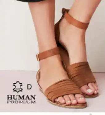 Human premium seal sandal