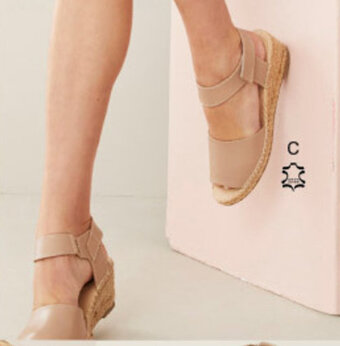 EziBuy Human premium hartley sandal heel offer