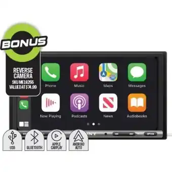 Autobarn Sony 6.95” av car play android auto receiver offer