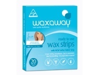 Waxaway Ready to Use Sensitive Wax Face 20 Strips