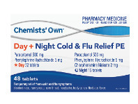 PharmaSave Chemists' Own Day + Night Cold & Flu Relief 48 Tablets offer