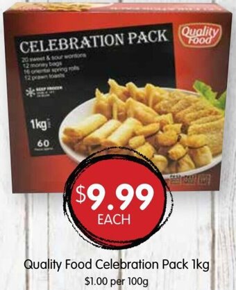 Spudshed Quality food celebration pack 1kg offer