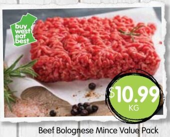 Spudshed Beef bolognese mince value pack offer