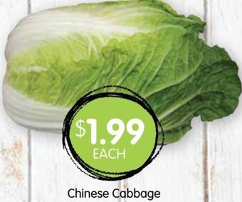 Spudshed Chinese cabbage offer