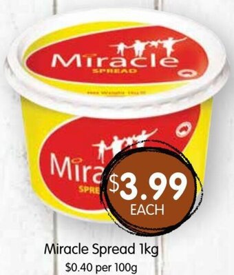 Spudshed Miracle spread 1kg offer
