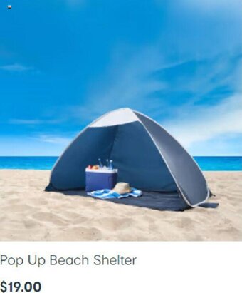 Kmart Pop up beach shelter offer