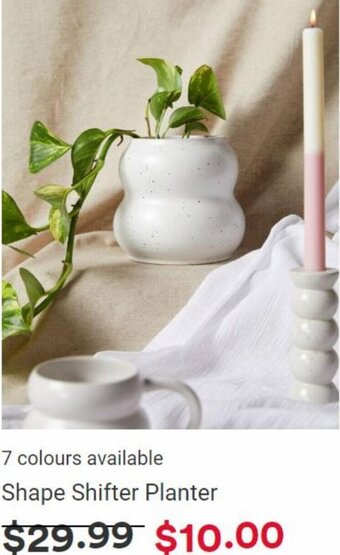 Shape shifter planter 7 colours available