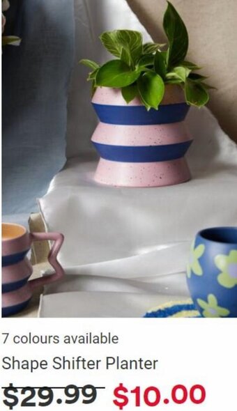 Shape shifter planter 7 colours available