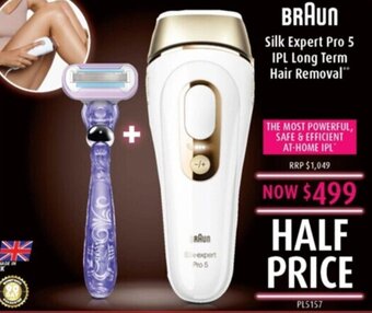 Shaver Shop Braun silk expert pro 5 IPL long term hair removal offer