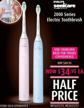 Shaver Shop Philips Sonicare 2000 series electric toothbrush offer