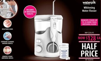 Shaver Shop Waterpik whitening water flosser offer